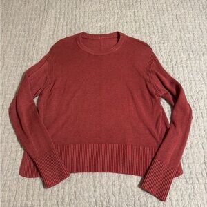 Lululemon soft maroon sweater - 10